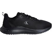 Calvin Klein Runner Sneaker Hombre Eva Mix Mesh con Logotipo, Negro (Triple Black), 40
