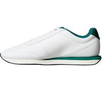 Calvin Klein Runner Sneaker Hombre Retro de Piel, Multicolor (Bright White/Galapagos), 42