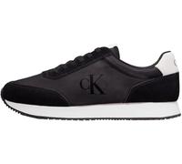 Calvin Klein Jeans RETRO RUNNER ICONIC SNK Zapatillas deportivas Hombre, Negro (Black/Bright White), 41 EU