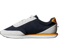 Calvin Klein Runner Sneaker Hombre Retro Mix con Logotipo, Gris (Vaporous White/Casual Blue/Cooling), 42
