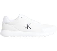 Calvin Klein Runner Sneaker Mujer Eva Mesh Calzado deportivo, Blanco (Bright White/Black), 38