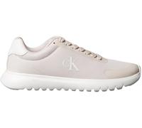 Calvin Klein Runner Sneaker Mujer Eva Mesh Calzado deportivo, Gris (Crystal Gray/Lily White), 39