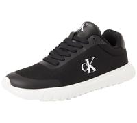 Calvin Klein Runner Sneaker Mujer Eva Mesh Calzado Deportivo, Negro (Black/Bright White), 37