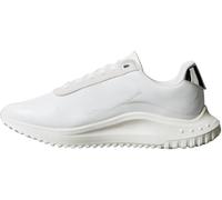 Calvin Klein Runner Sneaker Mujer Eva Mix con Cordones, Blanco (Bright White/Marshmellow/Silver), 39