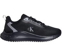 Calvin Klein Runner Sneaker Mujer Eva Mix Logo de Malla, Negro (Black/Mockingbird), 40