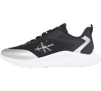 Calvin Klein Runner Sneaker Mujer Eva Runner Low Lace Mix sin cordones, Negro (Black/Silver), 40