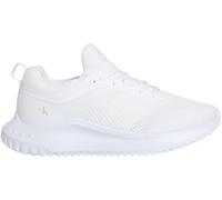 Calvin Klein Runner Sneaker Mujer Eva Sock Tech Mix con Logotipo, Blanco (Triple Bright White), 39