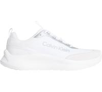 Calvin Klein Runner Sneaker Mujer Light Eva con Cordones, Blanco (Bright White/Silver), 38