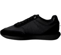 Calvin Klein Runner Sneaker Mujer Retro Lace Up Low Top, Gris (Triple Black), 37