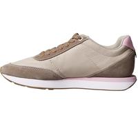 Calvin Klein Runner Sneaker Mujer Retro Lace Up Low Top, Multicolor (Chateau/Taupe/Fragrant Lilac), 39