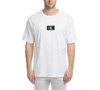 Calvin Klein S/S Crew Neck 000nm2399e Camisetas de Manga Corta con Cuello Redondo, Blanco (White), M Hombre