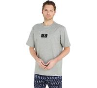 Calvin Klein S/S Crew Neck 000nm2399e Camisetas de manga corta con cuello redondo, Gris (Grey Heather), XL Hombre