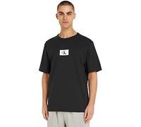 Calvin Klein S/S Crew Neck 000nm2399e Camisetas de Manga Corta con Cuello Redondo, Negro (Black), M Hombre