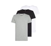Calvin Klein Camisetas de Manga Corta Hombre Pack de 3 de algodón, Multicolor (Black, White, Grey Heather), XL