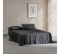 Calvin Klein - Sábanas Queen, lujosamente Suaves para decoración del hogar, Juego de Ropa de Cama Moderno de algodón Melange (plomizo/Gris/Jaspeado, Queen)
