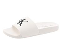 Calvin Klein Sandalia Arin Slide para mujer, Blanco 140, 40 EU