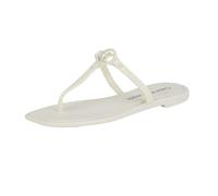 Calvin Klein Edhen - Sandalia para mujer, Blanco 140, 39 EU