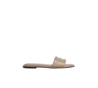 CALVIN KLEIN - Sandalias Calvin Klein Round Flat SNDL Bar Hw 2 en color beige para mujer 41