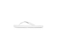 Calvin Klein Beach Sandal Transparent TPU Ym0Ym01267, Chanclas Hombre, White (Bright White/Black), 43 EU