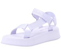 Calvin Klein Sandalias Mujer Webbing Sandal Verano, Morado (Lavender Blue/Pastel Lilac), 38