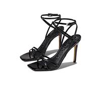 Calvin Klein Tegin, Sandalia con talón Mujer, Negro, 36.5 EU