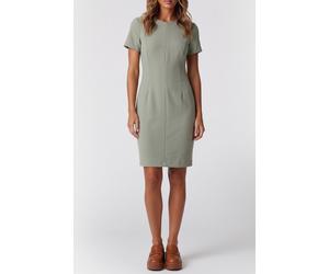 Calvin Klein Scuba Crepe Knee Length Dress Shadow Talla: XS | Vestidos Midi Outlet | Mujer