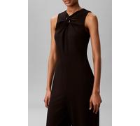 Calvin Klein Scuba Crepe Sleeveless Jumpsuit Black Talla: L | Monos Outlet | Mujer | Negro