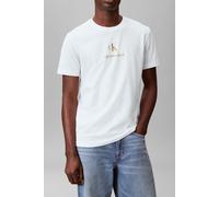 Calvin Klein Shadow Logo Tee Bright White Talla: XL | Camisetas Básicas Outlet | Hombre | Blanco