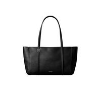 Calvin Klein Shopper 'Emblem Plaque Pebble Grain Tote' negro One Size EUR