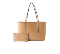 Calvin Klein Shopper 'Foil Logo Tote With' marrón claro One Size EUR