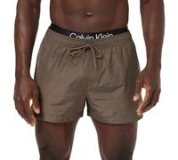 Calvin Klein Short Double WB 920 KM0KM00920 Zapatillas de Correr, Marrón (Rustic Copper), S para Hombre