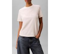 Calvin Klein Short Sleeve Baby Terry Hero Monogram Tofu Talla: L | Camisetas de Seda Outlet | Mujer