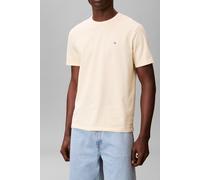 Calvin Klein Short Sleeve Badge 30s Jersey Anise Flower Talla: M | Camisetas Básicas Outlet | Hombre