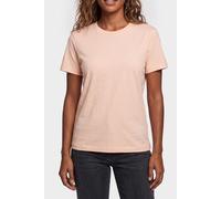 Calvin Klein Camiseta de Manga Corta Mujer Archive Jersey tee con Cuello Redondo, Rosa (Mangano Calcite), S