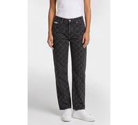 Calvin Klein Signature 90s Straight Jean Black Emblem Talla: W29 | Pantalones Rectos Outlet | Mujer | Negro