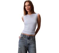 Calvin Klein SL 1x1 Refined Cotton Rib Tank Lv047b265g Camiseta de Tirantes Anchos Mujer