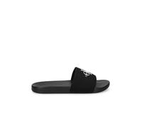 Calvin Klein Slide Monogram Wmns Yw0Yw01835, Chanclas Mujer, Black (Black/Bright White), 38 EU