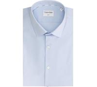 Calvin Klein Camisas de Vestir Delgadas ESNTL Poplin Nos STR SLD para Hombre, Azul (Calm Blue), L