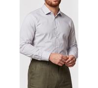 Calvin Klein Slim Essential Poplin Shirt Grey Multi Talla: 43 | Camisas de Trabajo Outlet | Hombre | Gris
