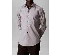 Calvin Klein Slim Essential Twill Straight Shirt Pure Gray Talla: 43 | Camisas de Trabajo Outlet | Hombre | Gris