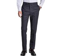 Calvin Klein Slim Fit Dress Pant Pantalones de Vestir, Gris, 30W x 30L para Hombre