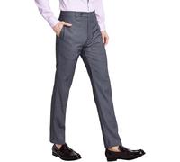 Calvin Klein Slim Fit Dress Pant Pantalones de Vestir, Gris Medio, 36W x 30L para Hombre