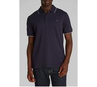 Calvin Klein Slim Fit Stretch Pique Tipping Polo Night Sky Talla: L | Polos Outlet | Hombre | Negro