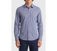 Calvin Klein Slim Multi Cotton Shirt Navy Talla: 41 | Camisas de Trabajo Outlet | Hombre | Azul