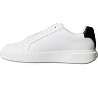 Calvin Klein Sneaker con Suela Cupsole Hombre Chunky Laceup de Piel, Blanco (Bright White/Black), 45