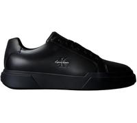 Calvin Klein Sneaker con Suela Cupsole Hombre Chunky Laceup de Piel, Negro (Triple Black), 42