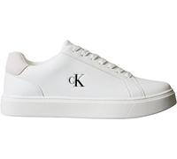 Calvin Klein Sneaker con Suela Cupsole Hombre Classic Laceup de Piel, Blanco (Triple Bright White), 41