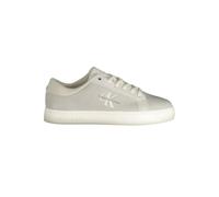 Calvin Klein Jeans CLASSIC CUPSOLE LOW ML LTH Zapatilla con Suela Cupsole Hombre, Gris (O Mushroom/ B White), 40 EU