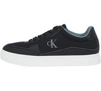 Calvin Klein Sneaker con Suela Cupsole Hombre Tech Ripstop Low Top, Multicolor (Black/Bright White/Trooper), 43