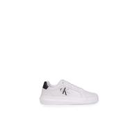 Calvin Klein Sneaker con Suela Cupsole Mujer Chunky Calzado, Blanco (Bright White/Black), 36 EU